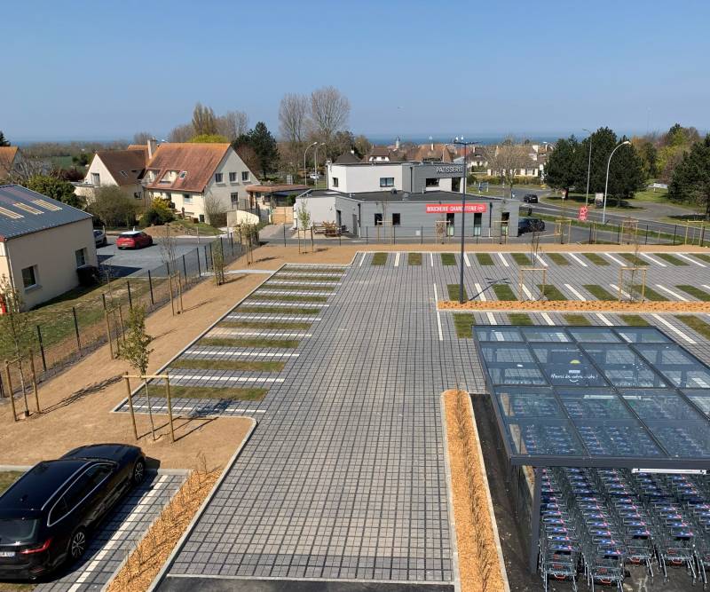 Projet de construction d'un parking d'une enseigne de grande distribution - COURSEULLES-SUR-MER (14)