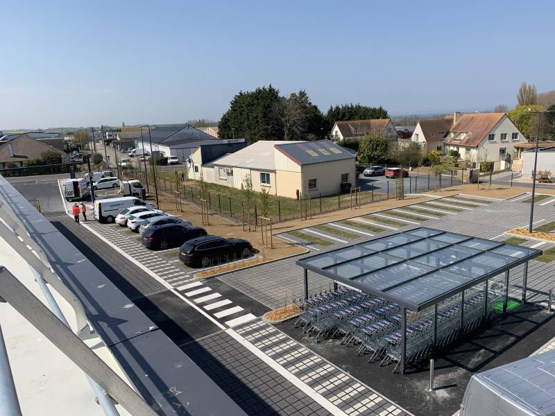 Projet de construction d'un parking d'une enseigne de grande distribution - COURSEULLES-SUR-MER (14)